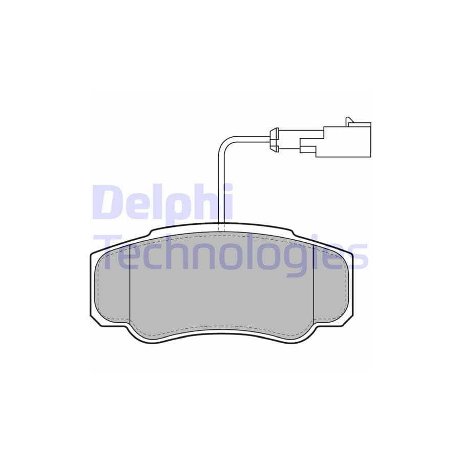 Delphi Lp2054 Brake Pad Set