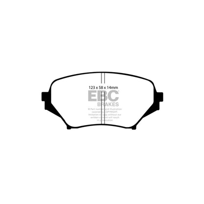 EBC PD01KF887 Mazda MX5 Mk3 Greenstuff Front Brake Pad & Plain Disc Kit  - Sumitomo Caliper 2 | ML Performance UK Car Parts