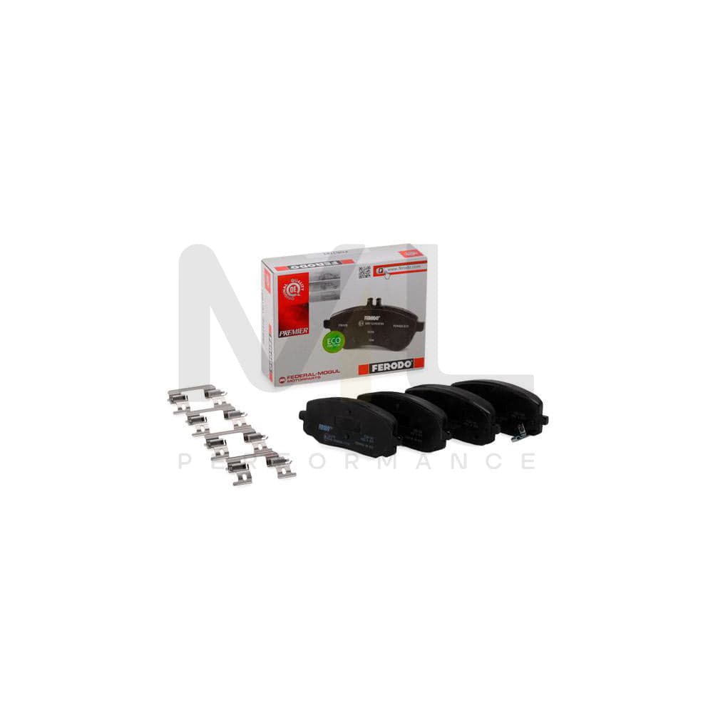 Ferodo Premier Eco Friction FDB1783 Brake Pad Set With Acoustic Wear Warning, Without Accessories