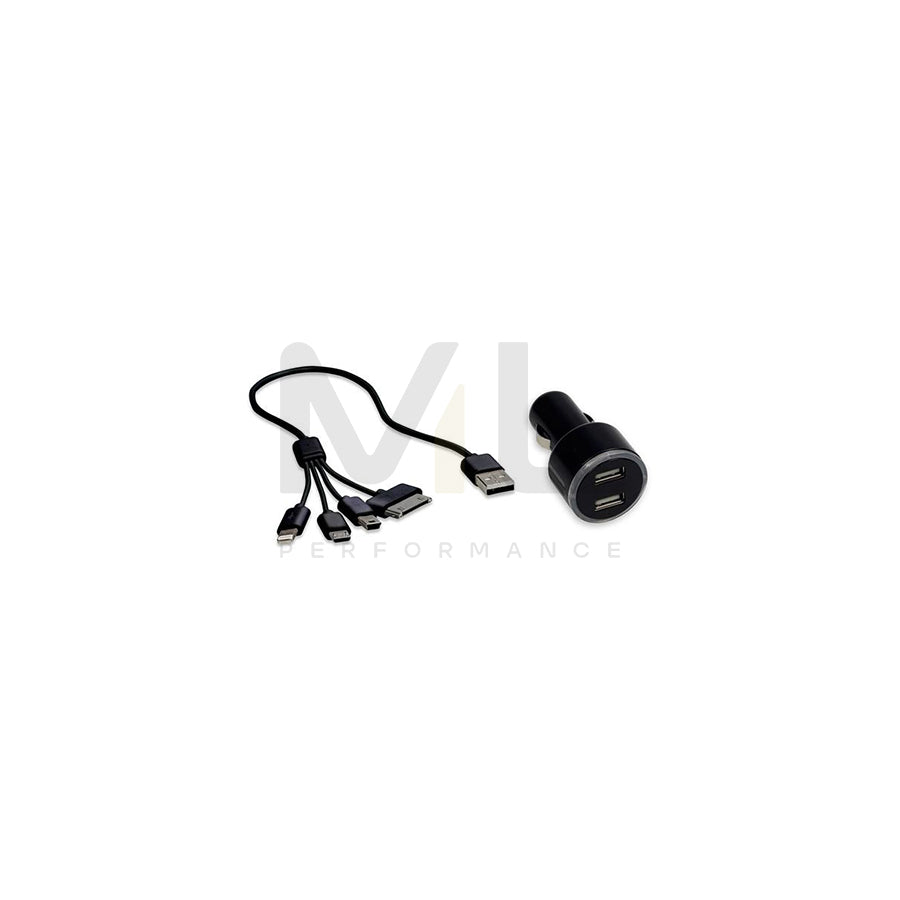 CARTREND 80295-10 In-car charger 12, 24V, Number of inlets/outlets: 2 USB; 4, Apple 30-pin, Lightning, micro USB, mini USB