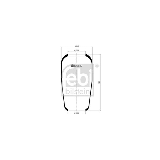 Febi Bilstein 20882 Boot, Air Suspension