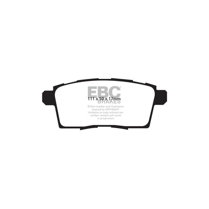 EBC DP61795 Mazda Greenstuff Rear Brake Pads (Inc. CX-7 & CX-9) 2 | ML Performance UK Car Parts