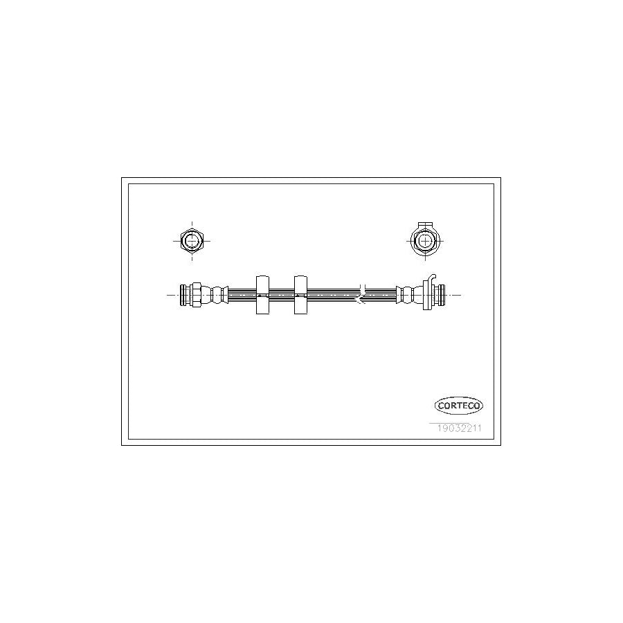 Corteco 19032211 Brake Hose