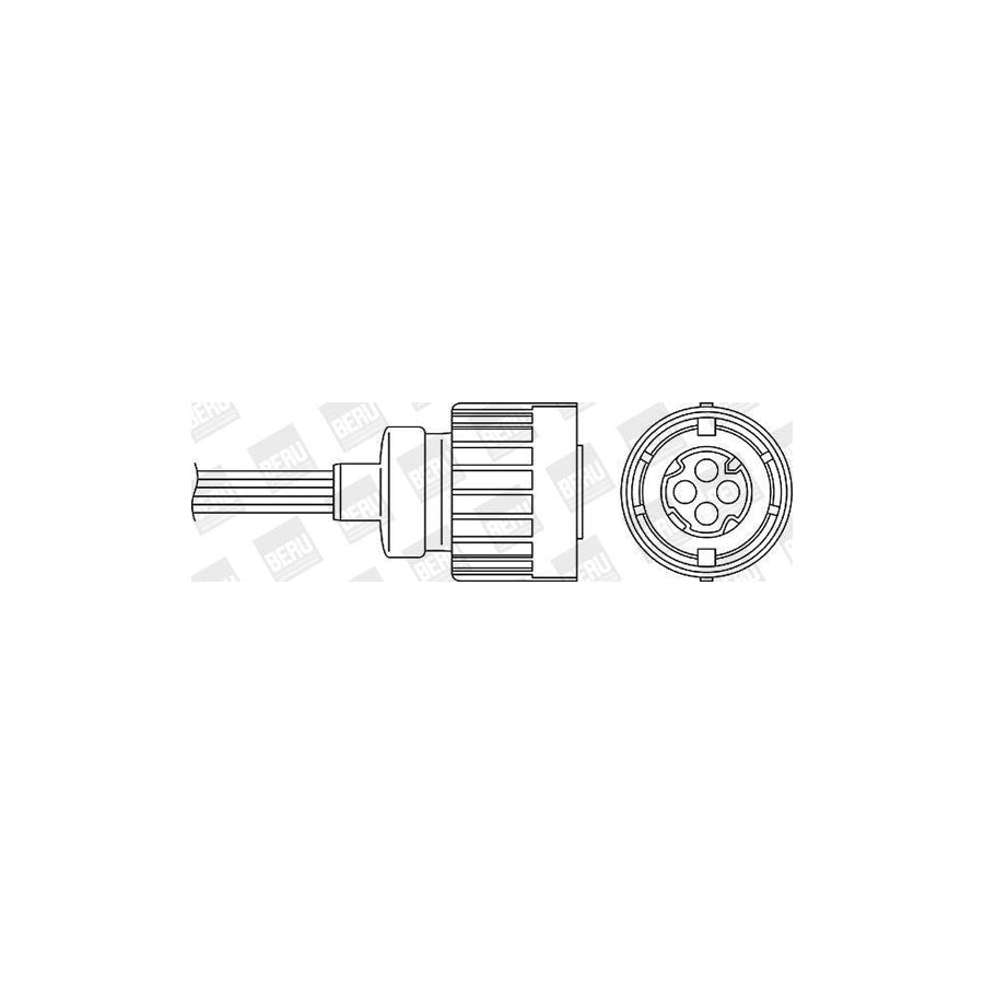 Beru Ozh030 Lambda Sensor for BMW 5 Series