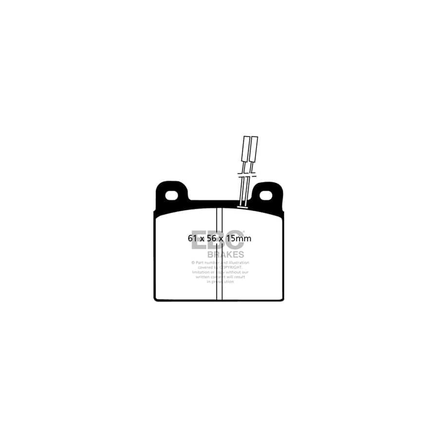 EBC PD40K069 Alfa Romeo Giulietta (116) Ultimax Pad & Plain Disc Kit - ATE Caliper 2 | ML Performance UK Car Parts
