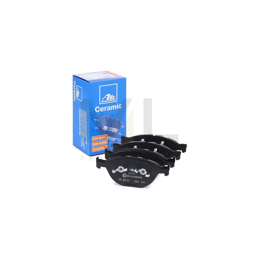 ATE Ceramic 13.0470-7210.2 Brake pad set excl. wear warning contact, prepared for wear indicator