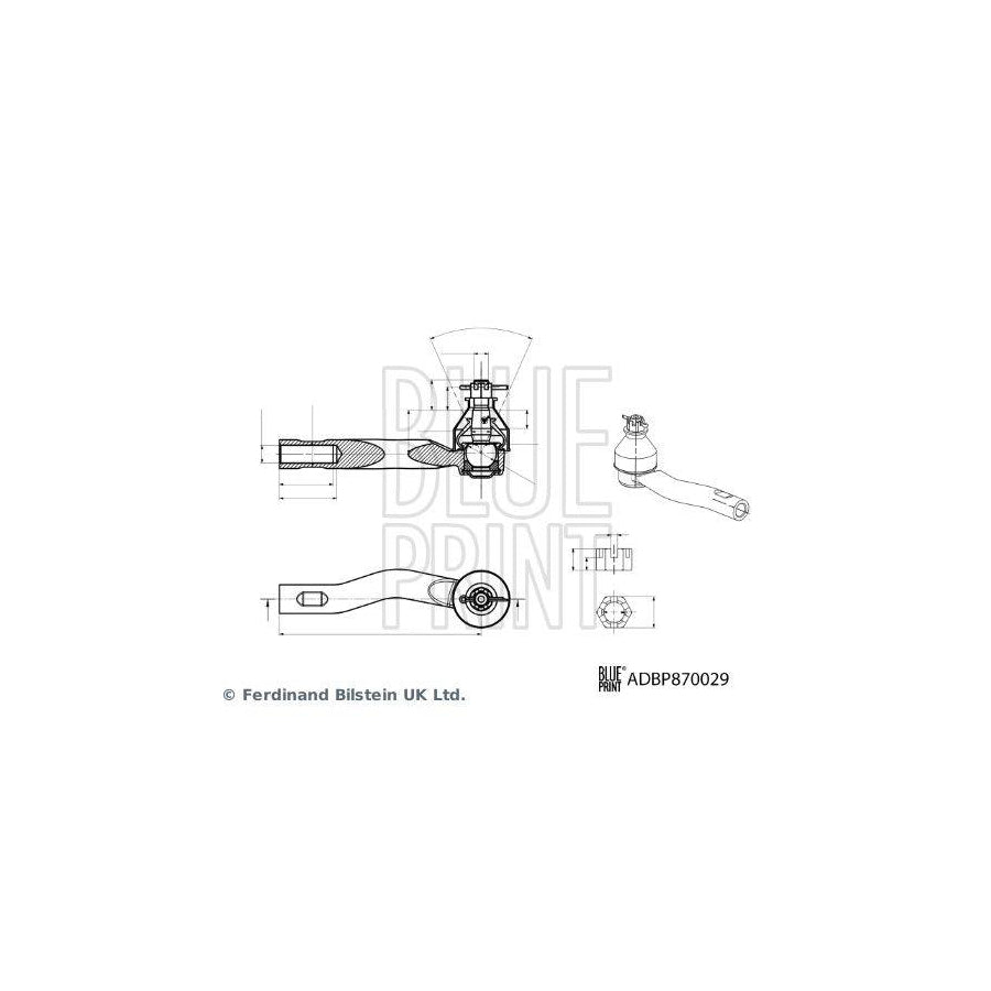 Blue Print Adbp870029 Track Rod End