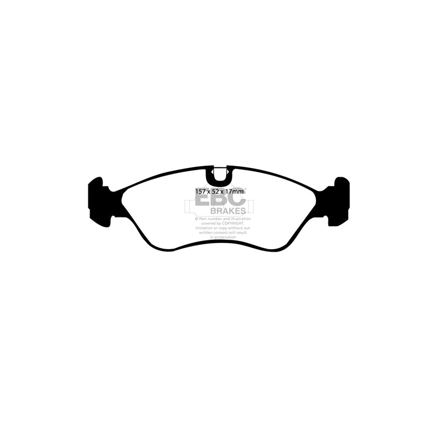 EBC PLK1805 Vauxhall Cavalier Yellowstuff Pads and Brake Line Performance Pack - ATE Caliper 2 | ML Performance UK Car Parts