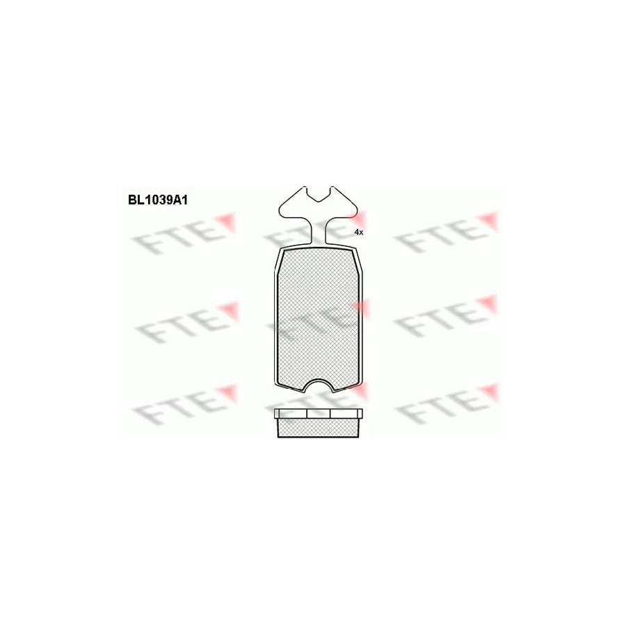 FTE Bl1039A1 Brake Pad Set