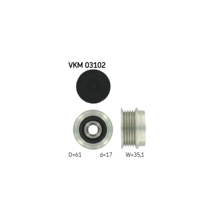 Skf Vkm 03102 Alternator Freewheel Clutch