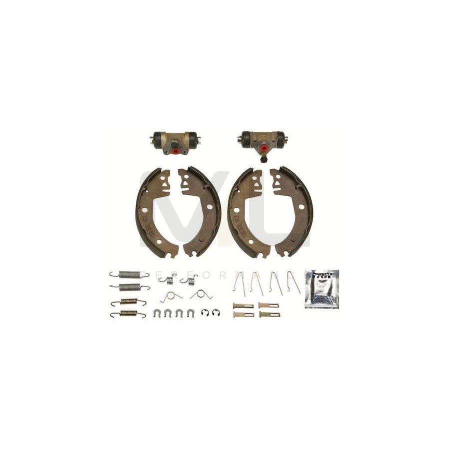 TRW Brake Kit BK1460 Brake Shoe Set for SKODA FAVORIT with wheel brake cylinder