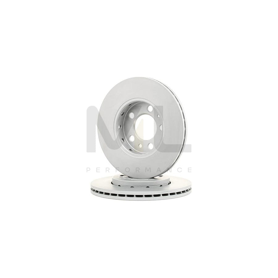 ATE 24.0122-0151.1 Brake Disc Vented, Coated, High-carbon, with bolts/screws  - 1 piece