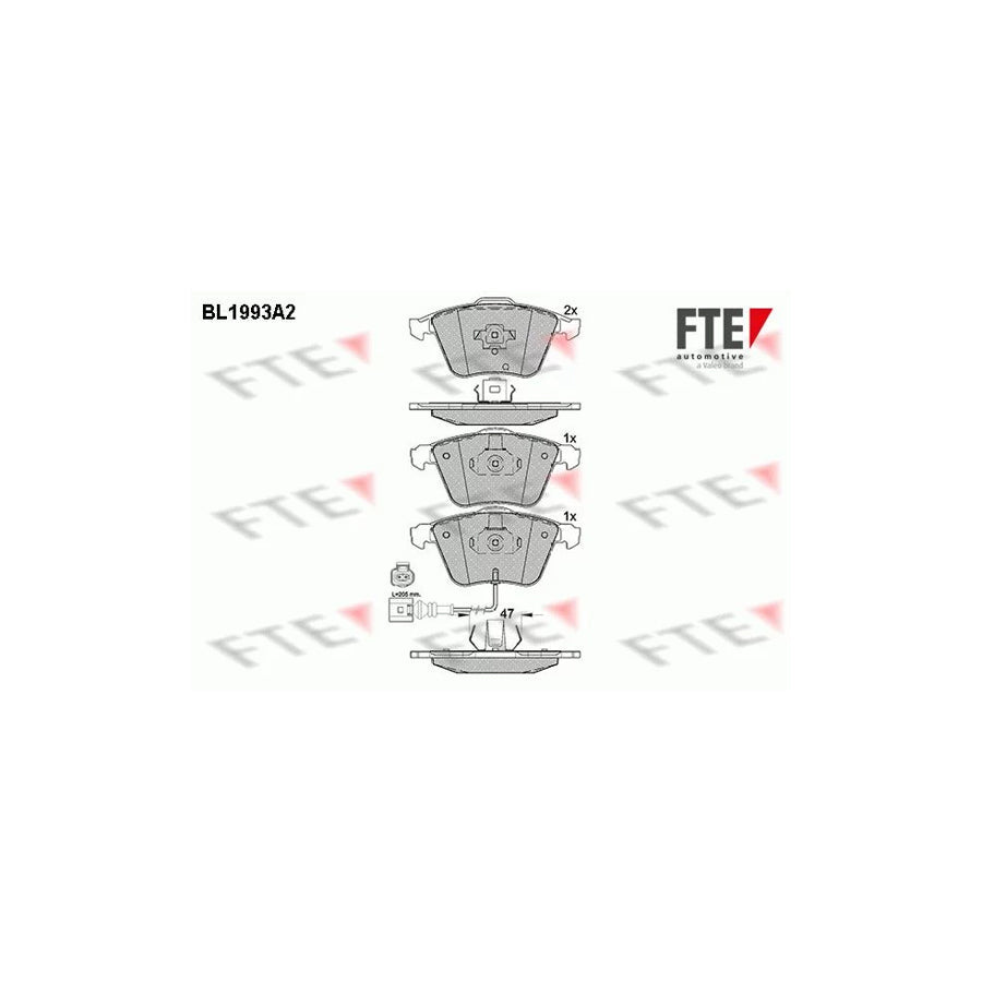 FTE Bl1993A2 Brake Pad Set