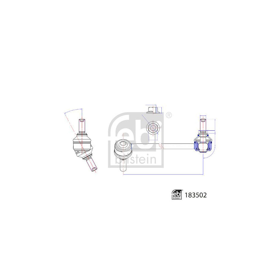 Febi Bilstein 183502 Anti Roll Bar Link