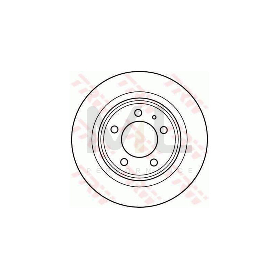 TRW DF4136 Brake Disc for BMW 3 Series Solid  - 1 piece