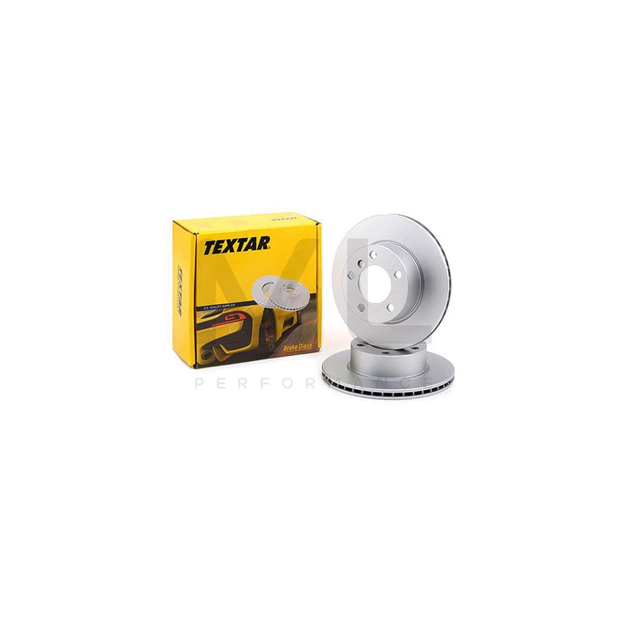 TEXTAR PRO 92238403 Brake Disc Internally Vented, Coated, without wheel hub, without wheel studs  - 1 piece
