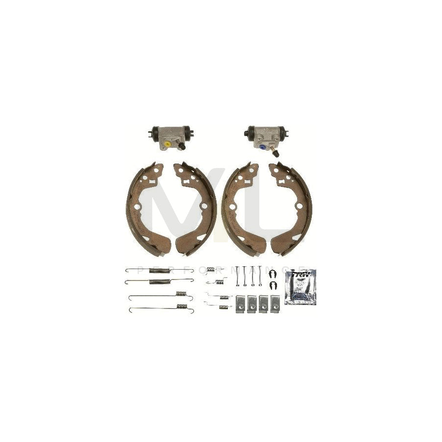 TRW Brake Kit BK1977 Brake Shoe Set for SUZUKI SWIFT with wheel brake cylinder