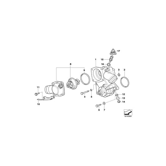 Genuine BMW 11531438287 E38 Blind Plug (Inc. L7, 750iLP & 750iLS)