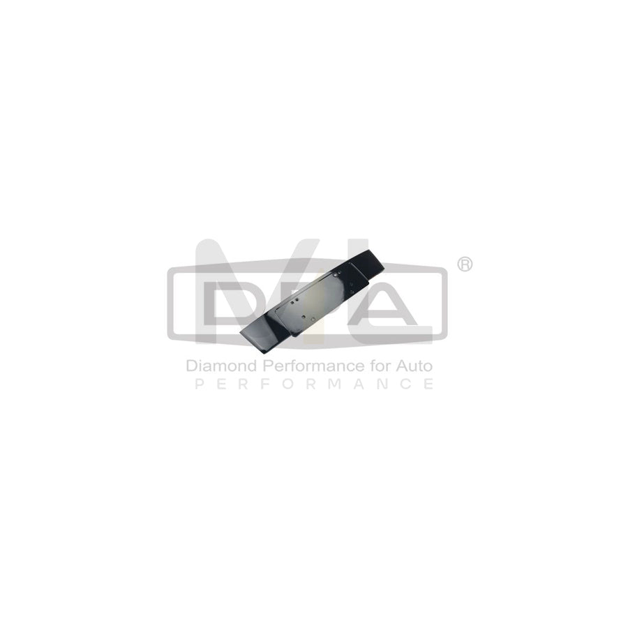 DPA 88070647602 Number plate holder for AUDI A4 Front, Rear, Black, frameless