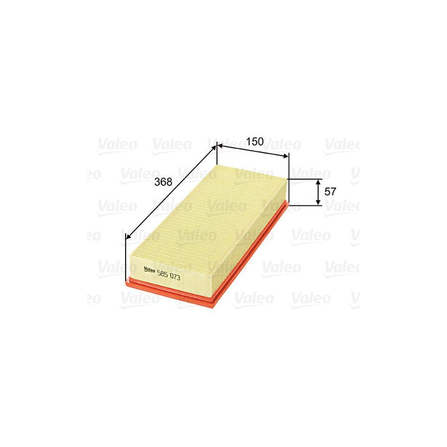 Valeo 585073 Air Filter For Ford Mondeo