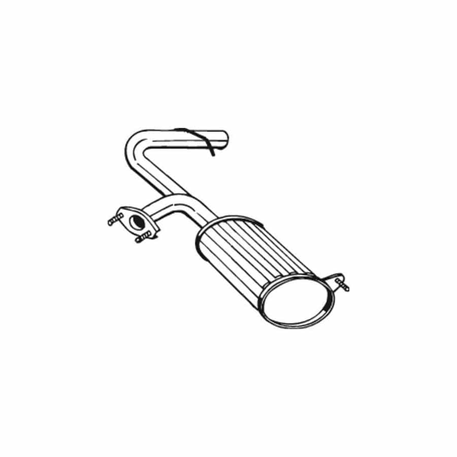 Bosal 229-501 Rear Silencer for Subaru Justy II (Jma, Ms)