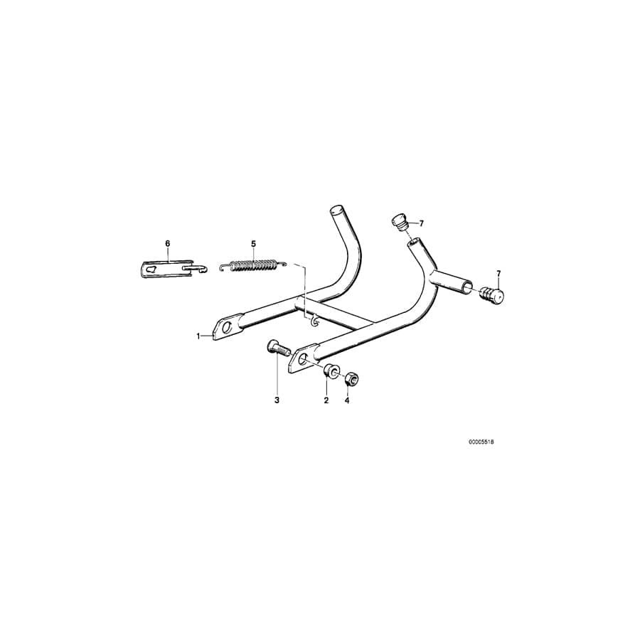 Genuine BMW 07119900826 Countersunk Head Screw M10X30 (Inc. R 100 R, R 65 RT & R 80 G/S)