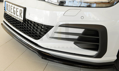 Rieger 00088148 VW Mk7 Golf Front Splitter (GTI, GTD & GTE) 8 | ML Performance UK Car Parts