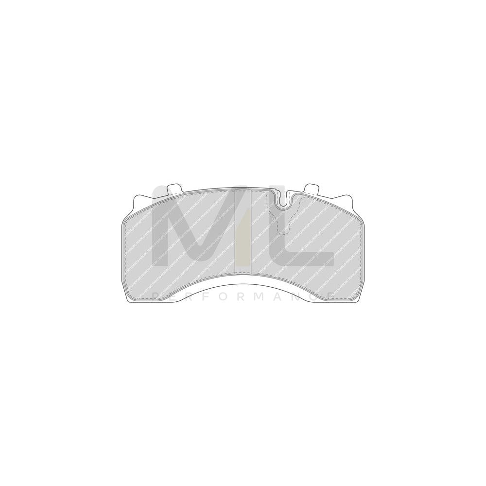 Ferodo Premier FCV1389 Brake Pad Set Prepared for Wear Indicator