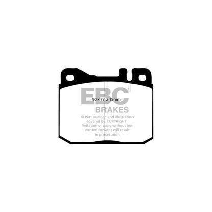 EBC PDKF1263 Mercedes-Benz W126 Ultimax Front Brake Pad & Plain Disc Kit - ATE Caliper 2 | ML Performance UK Car Parts