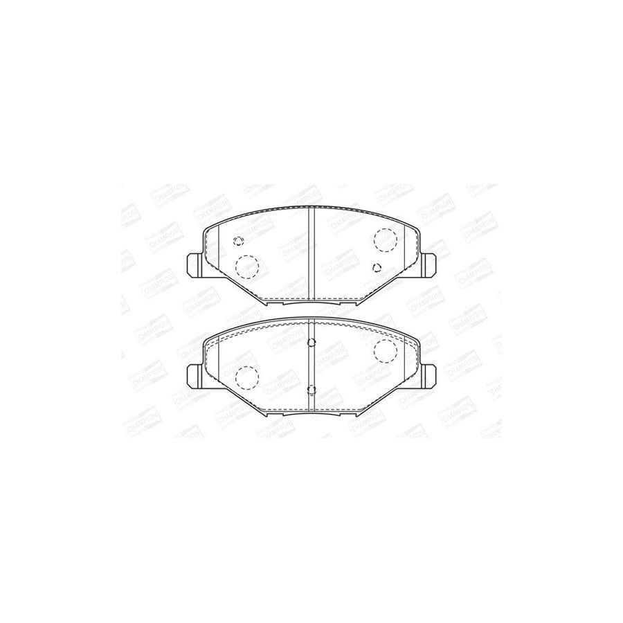 Champion 573601Ch Brake Pad Set