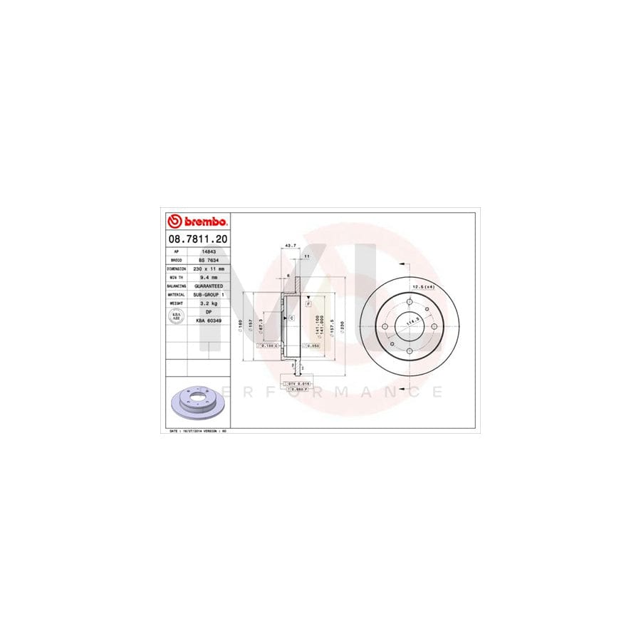 brembo-08-7811-20-brake-disc-for-hyundai-amica-atoz-mx-solid