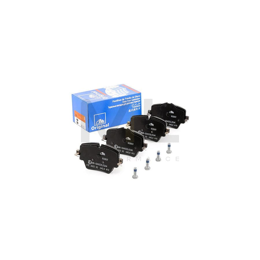 ATE 13.0460-2601.2 Brake pad set excl. wear warning contact, prepared for wear indicator, with brake caliper screws