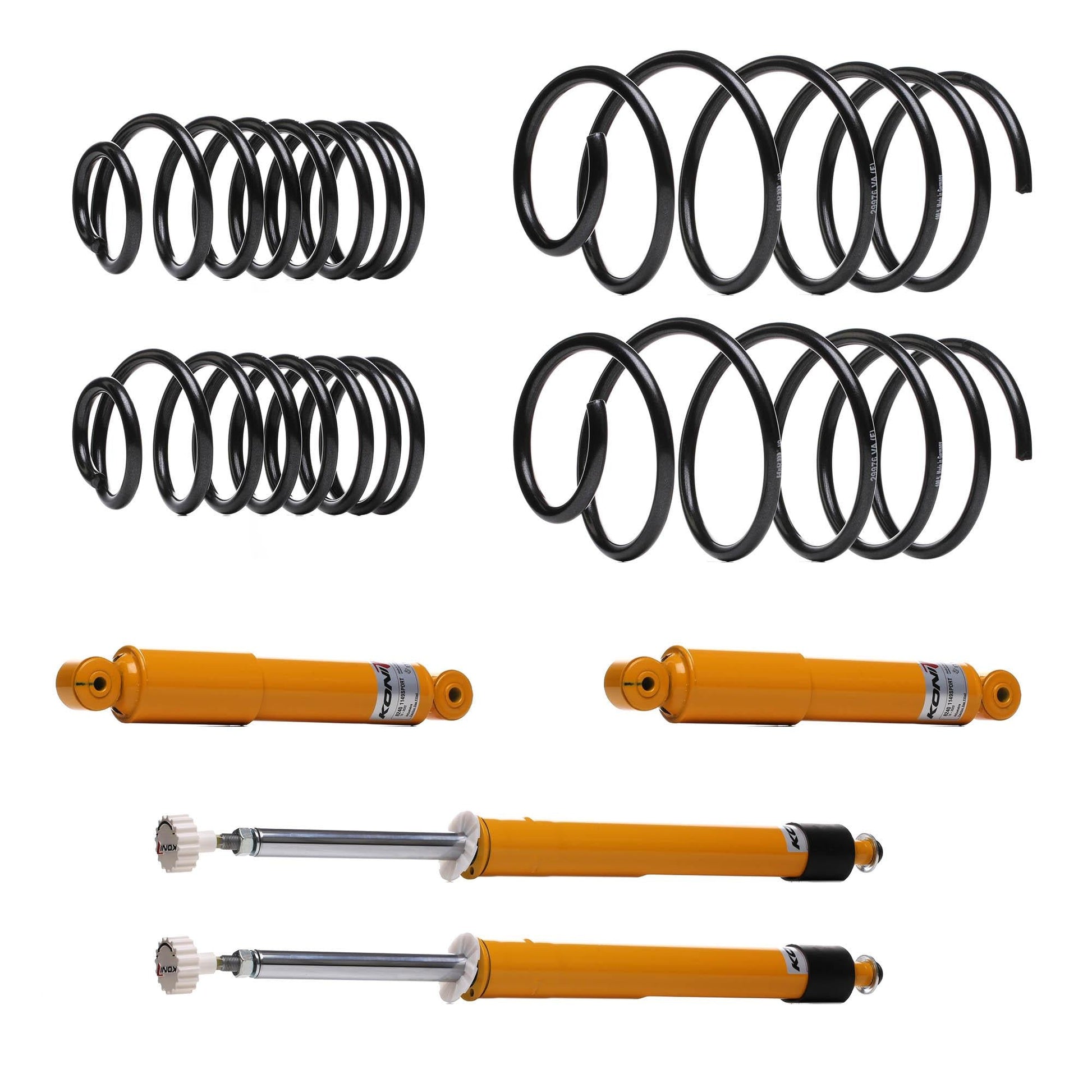 KONI 1140-9761 Suspension Kit, Coil Springs / Shock Absorbers for Fiat Coupe (175)