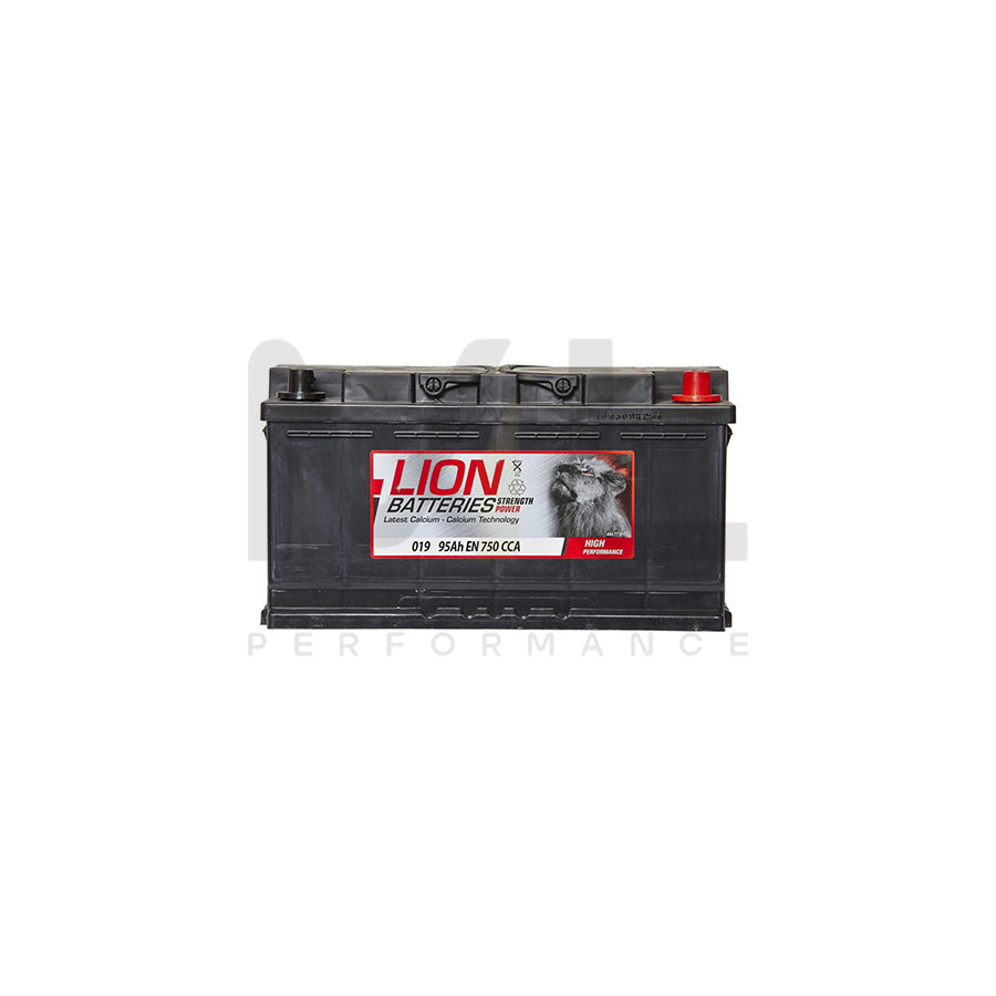 Lion 019 Car Battery - 3 Year Guarantee