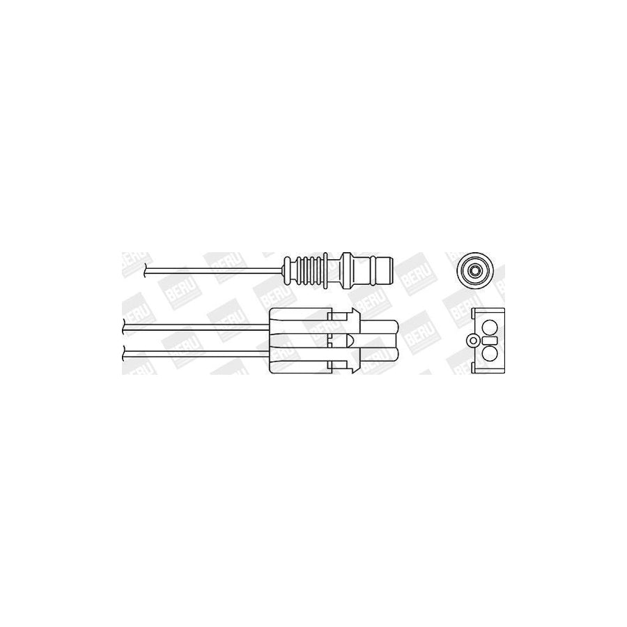 Beru Ozh051 Lambda Sensor Suitable for Mercedes-Benz 190 (W201)
