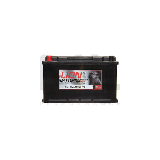 Lion 116 Car Battery - 3 Year Guarantee (American Style)