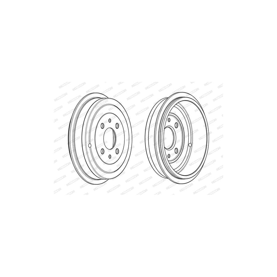 Ferodo FSL206 Brake Pad Set Fuse+ Technology, Not Prepared for Wear Indicator