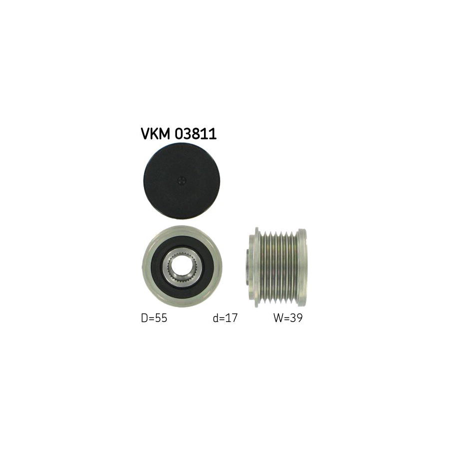 Skf Vkm 03811 Alternator Freewheel Clutch