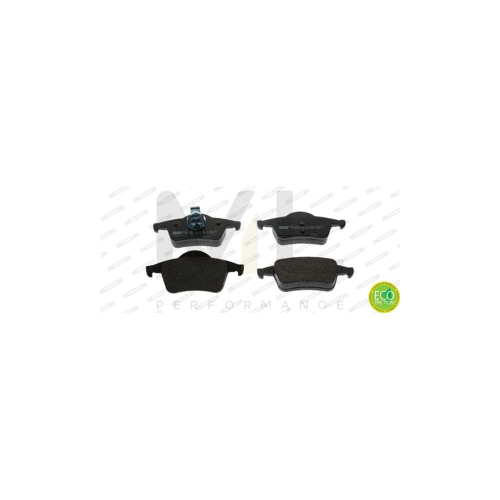Ferodo Premier Eco Friction FDB1383 Brake Pad Set Not Prepared for Wear Indicator, With Piston Clip, Without Accessories