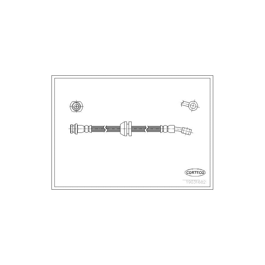 Corteco 19031682 Brake Hose