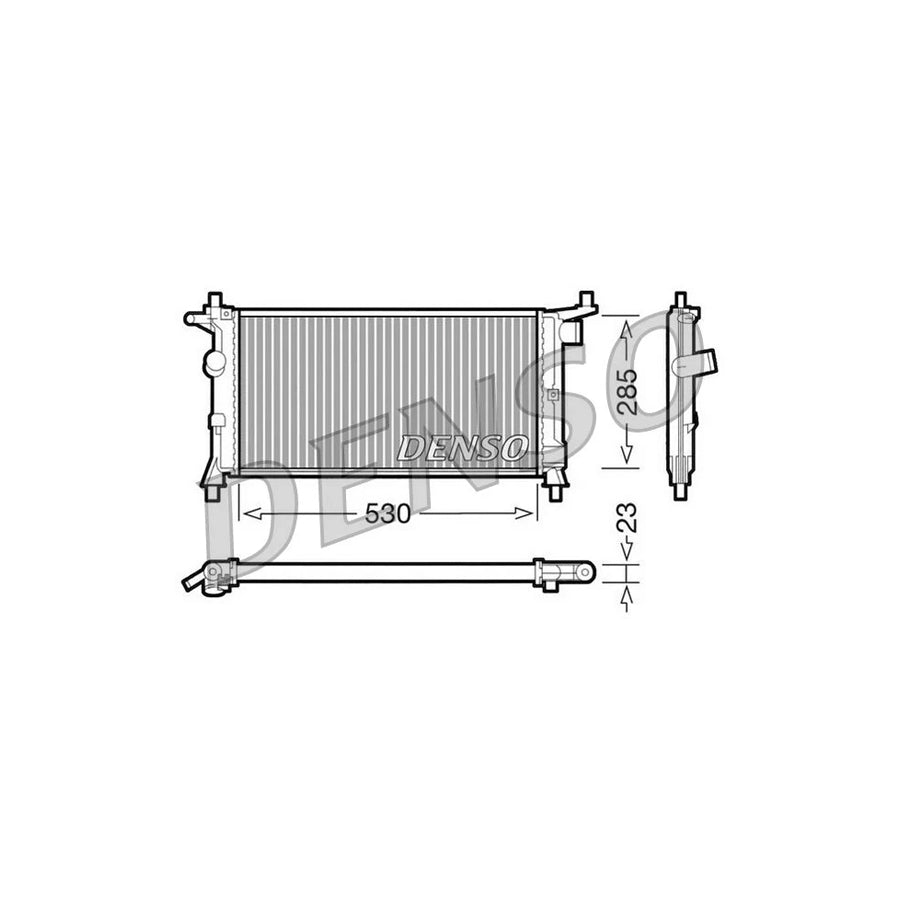DENSO DRM20037 Engine Radiator