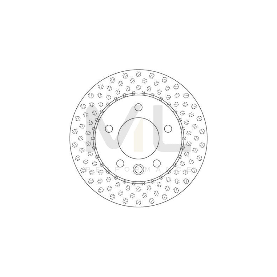 TRW DF6194S Brake Disc suitable for MERCEDES-BENZ SPRINTER Vented, Painted