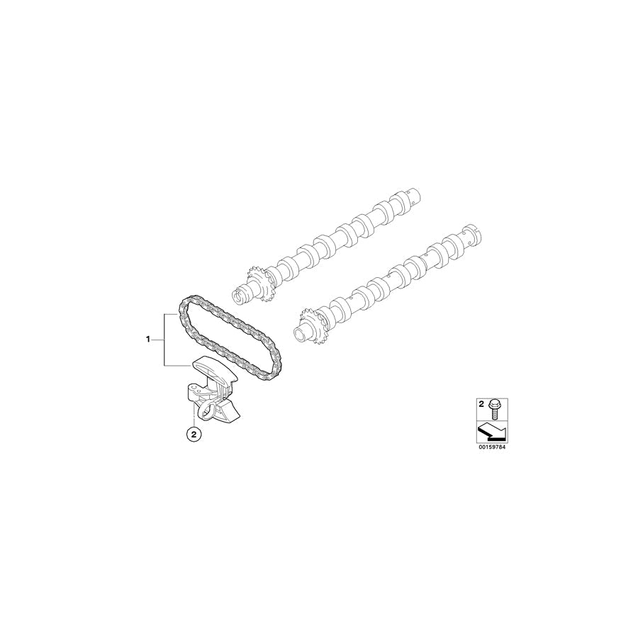 Genuine BMW 11317805967 R56 Timing Chain (Inc. One D & Cooper D)