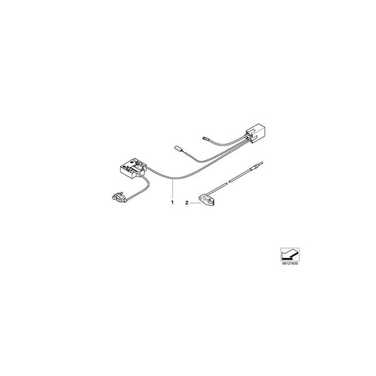 Genuine BMW 61128386637 E46 Battery Cable 2Nd Battery B+ (Inc. 320d, 330xd & 316i 1.9)