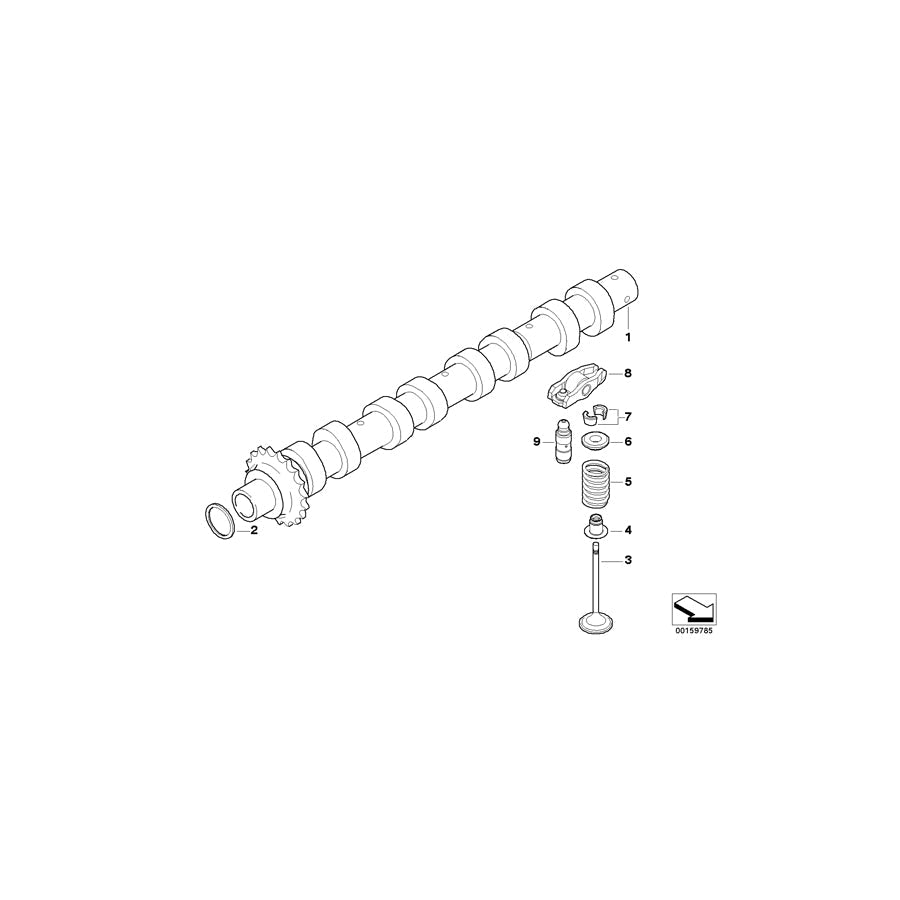 Genuine BMW 11317805963 R56 Inlet Camshaft (Inc. One D & Cooper D)
