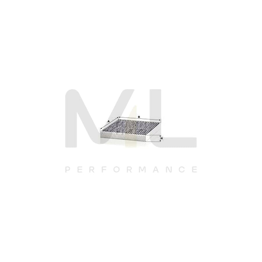 MANN-FILTER CUK 24 017 Pollen filter Activated Carbon Filter