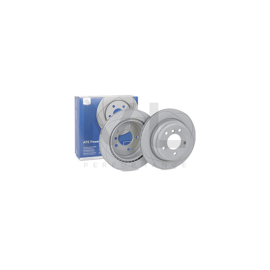 ATE PowerDisc 24.0320-0204.1 Brake Disc Vented, Coated, High-carbon, with bolts/screws  - 1 piece