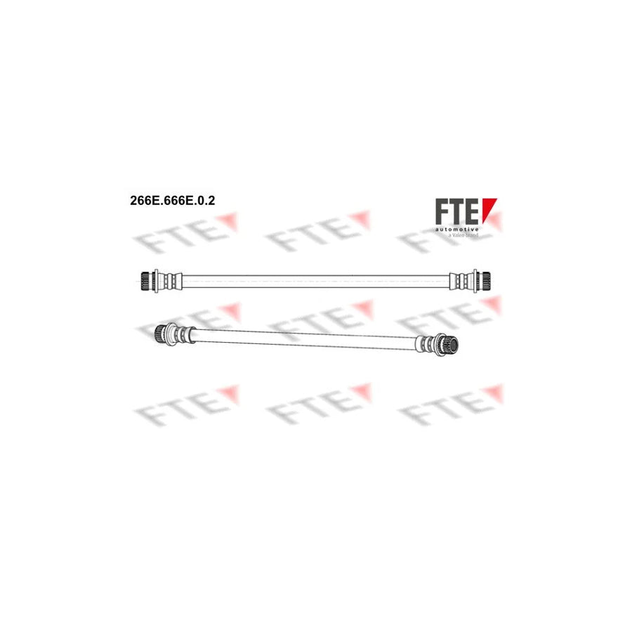 FTE 9240429 Brake Hose for Mitsubishi Colt VI (Z30)
