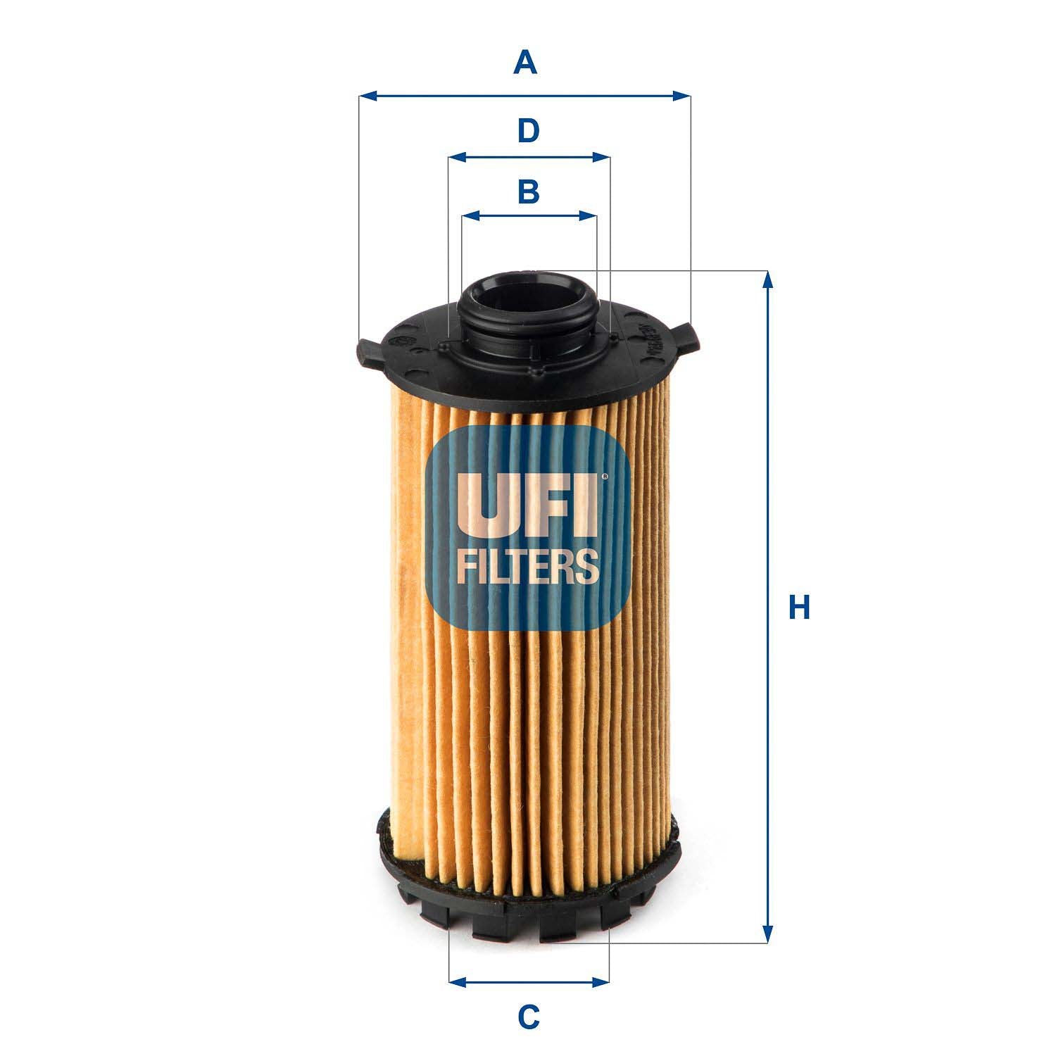 UFI 25.149.00 Oil Filter For Porsche 718
