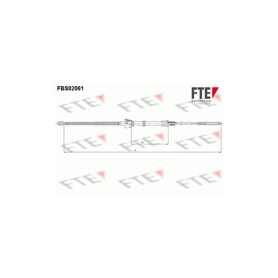 FTE Fbs02061 Hand Brake Cable
